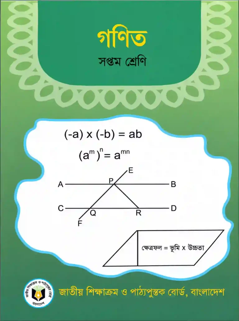 Class 7 Math Book PDF (NCTB) | ৭ম/সপ্তম শ্রেণির গণিত বই